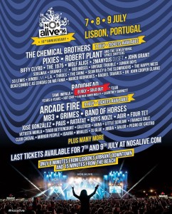 Nos Alive Line up